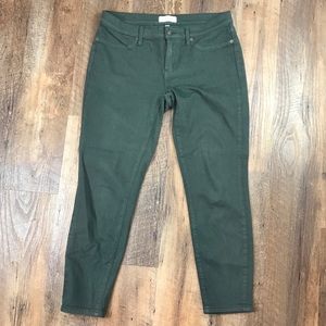 Lila Ryan Stitch Fix Skinny Jean Army Green sz 30